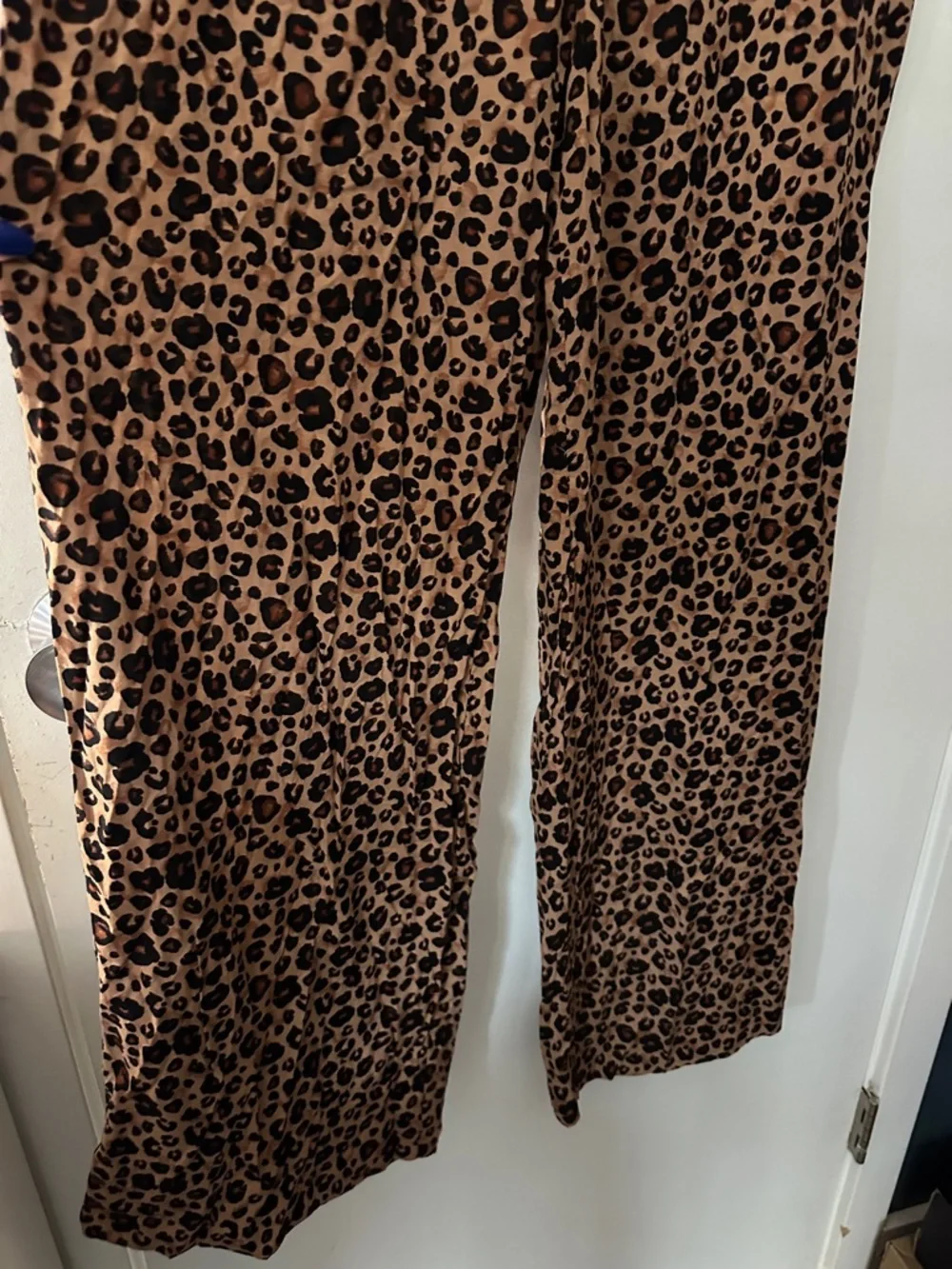 Shade & Shore Leopard Print Pants - Brown & Black - Picture 4 of 6